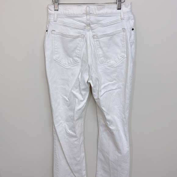 Abercrombie and Fitch The 70's Vintage Flare Ultra High Rise Curve Love White 6L - Picture 6 of 8
